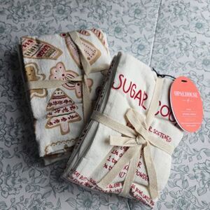NWT Opalhouse 2-Pack Christmas / Holiday Tea Towels | Set of 2